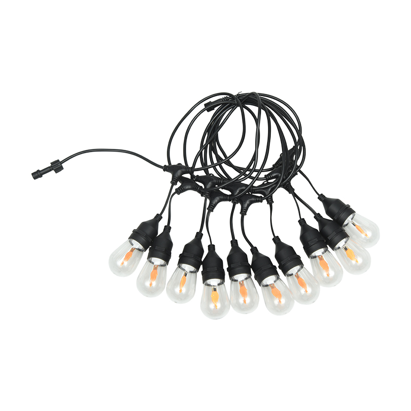 O tipo pendente S14 da corda branca morna da espiral E27 ilumina o modelo da segurança da baixa tensão 3.5V