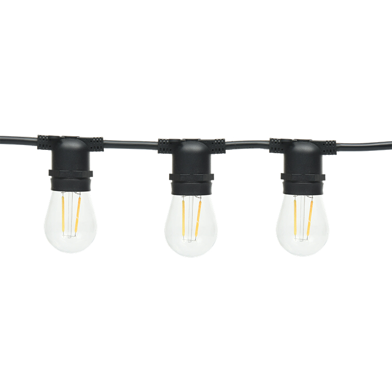 Luz de corda integrada de cabeça plana