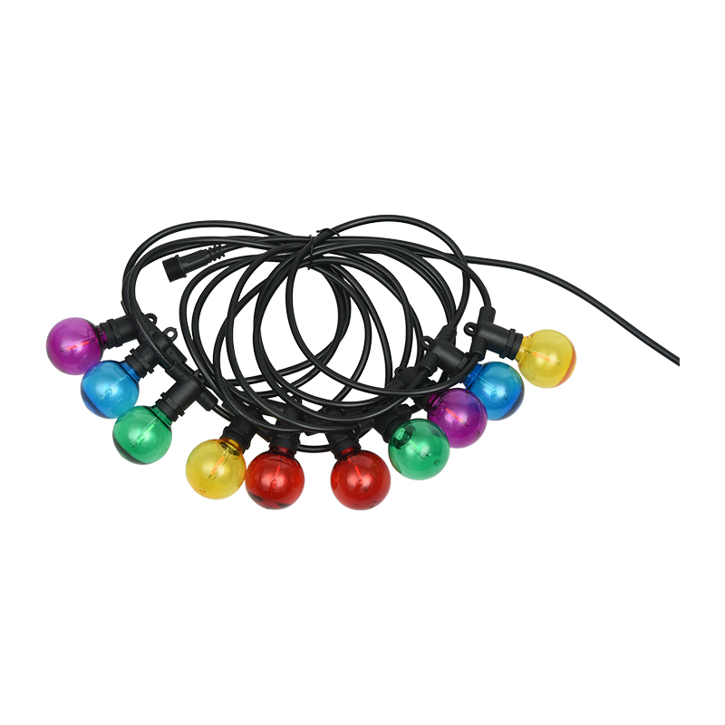 Iluminação decorativa colorida do festão da boca espiral da bolha E12 da bola G40