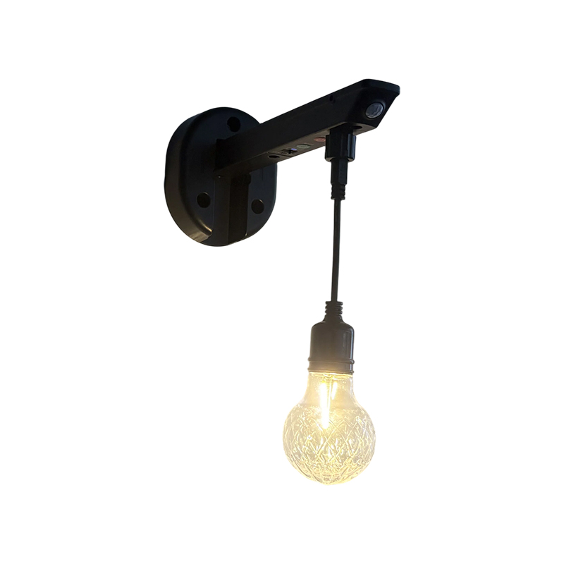Luz de parede solar difusa com padrão de diamante (formato de lâmpada A60)